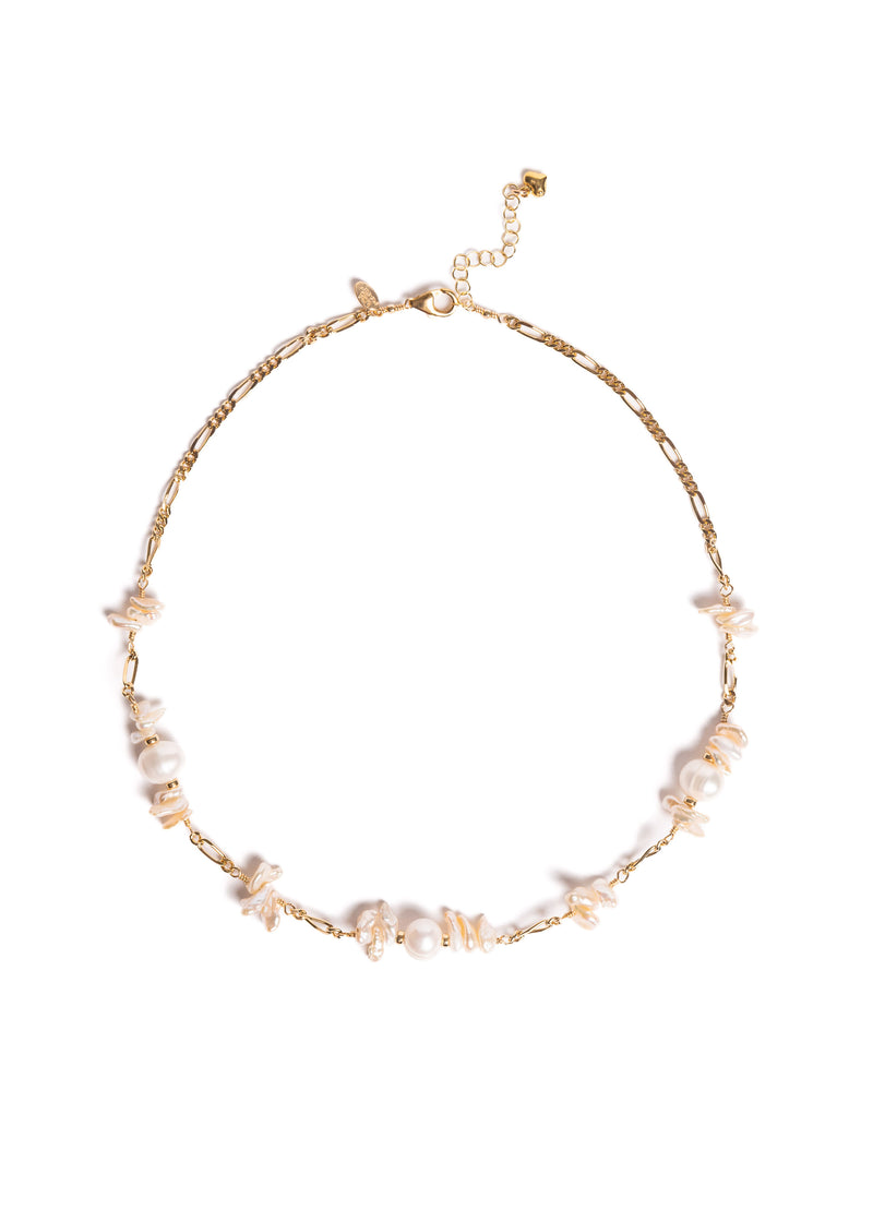 Short Freshwater & Cultured Pearls Necklace