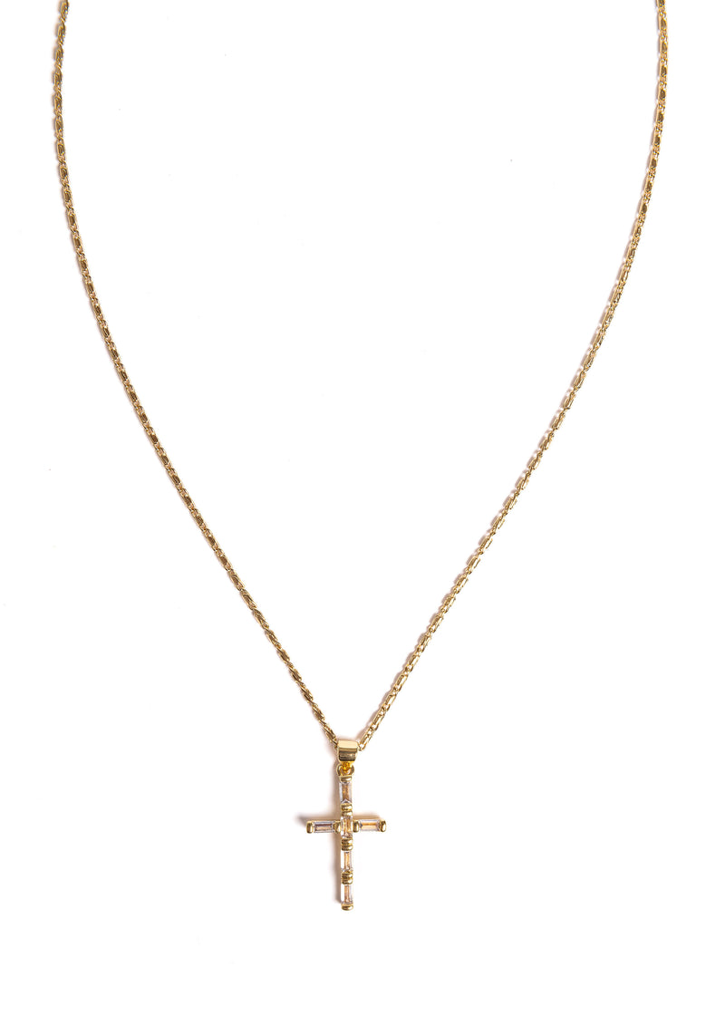 CZ Cross Necklace