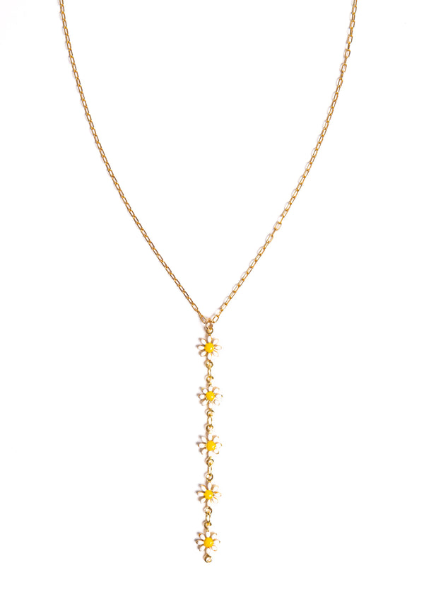 Daisy's Chain Rosary Style Necklace