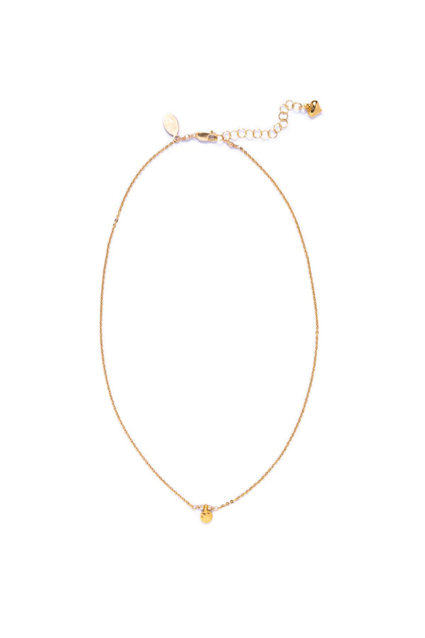 Tiny Gold Coin Choker