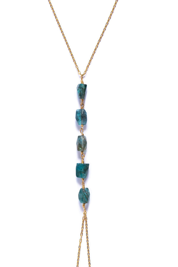 5 Apatite Necklace