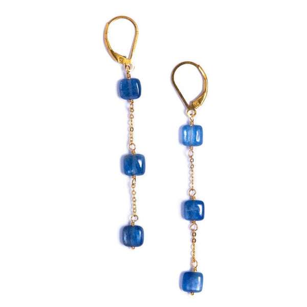 3 Dangling Kyanite Earrings