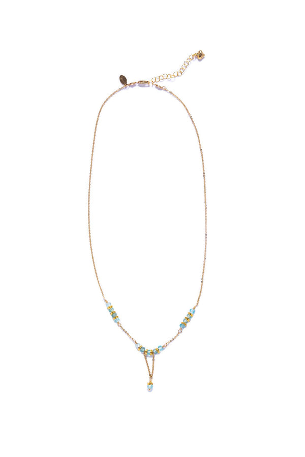 Chalcedony Drop Necklace