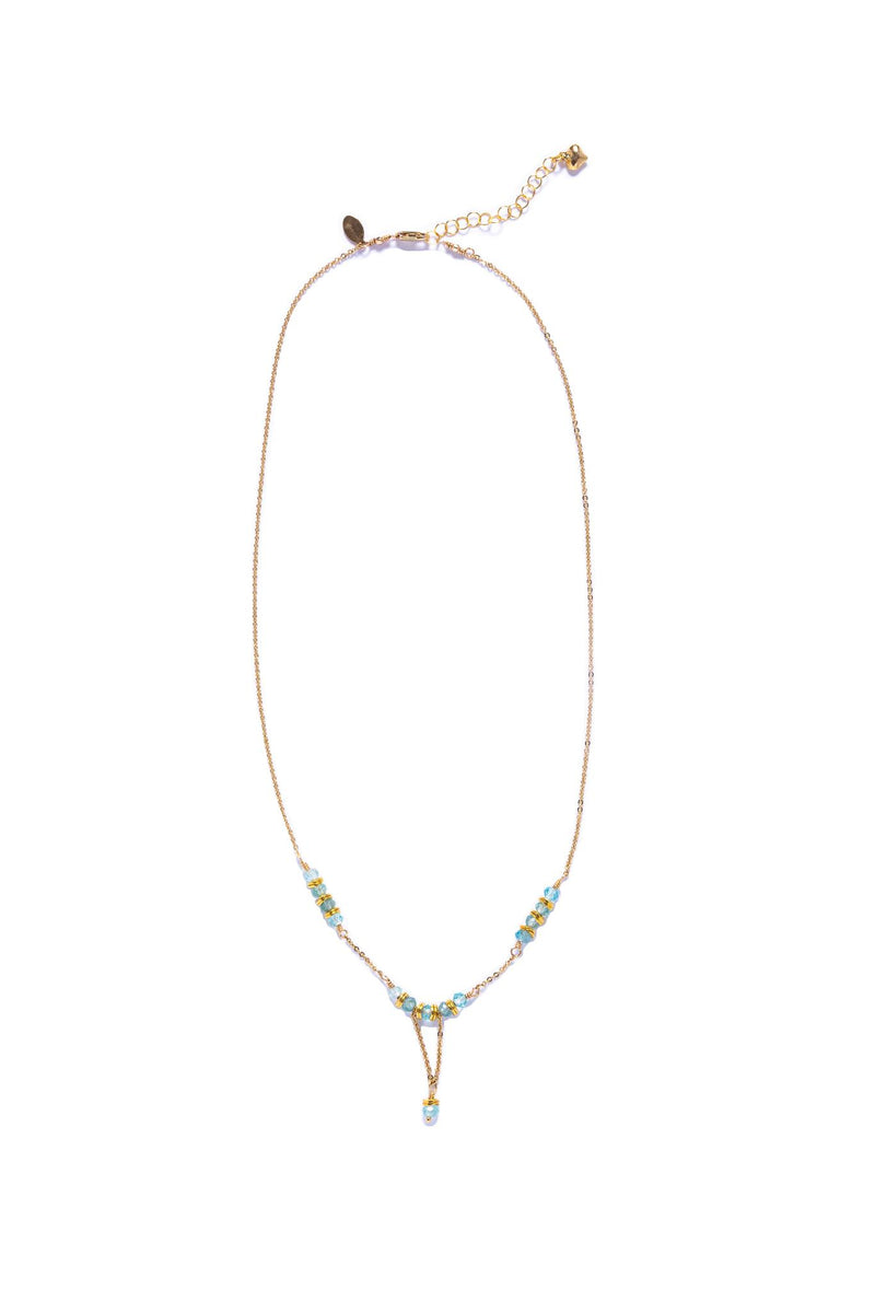 Chalcedony Drop Necklace