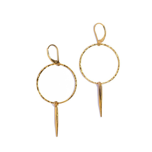 Hoop & Spike Earrings