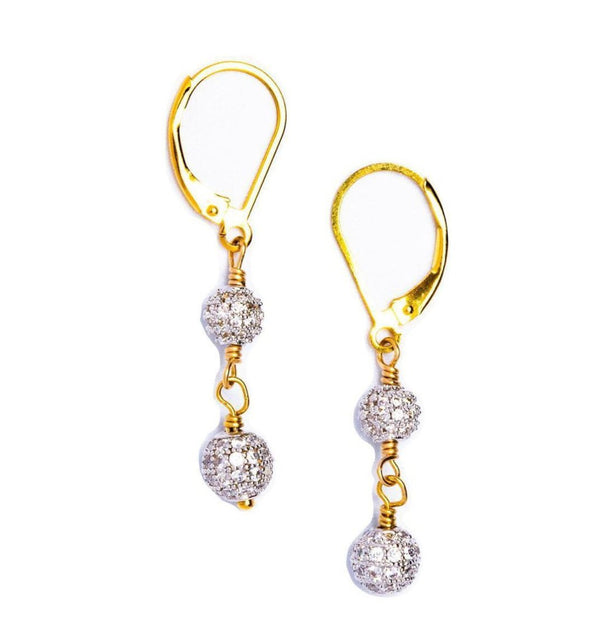 Double CZ Earrings