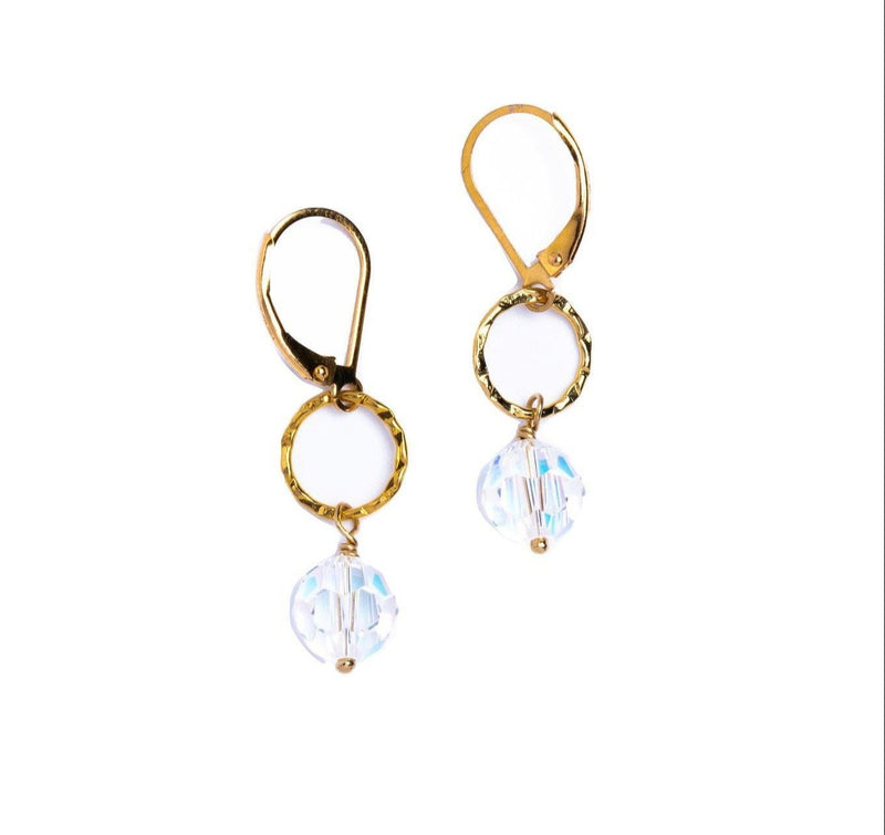 Swarovski Crystal Hoop Earrings