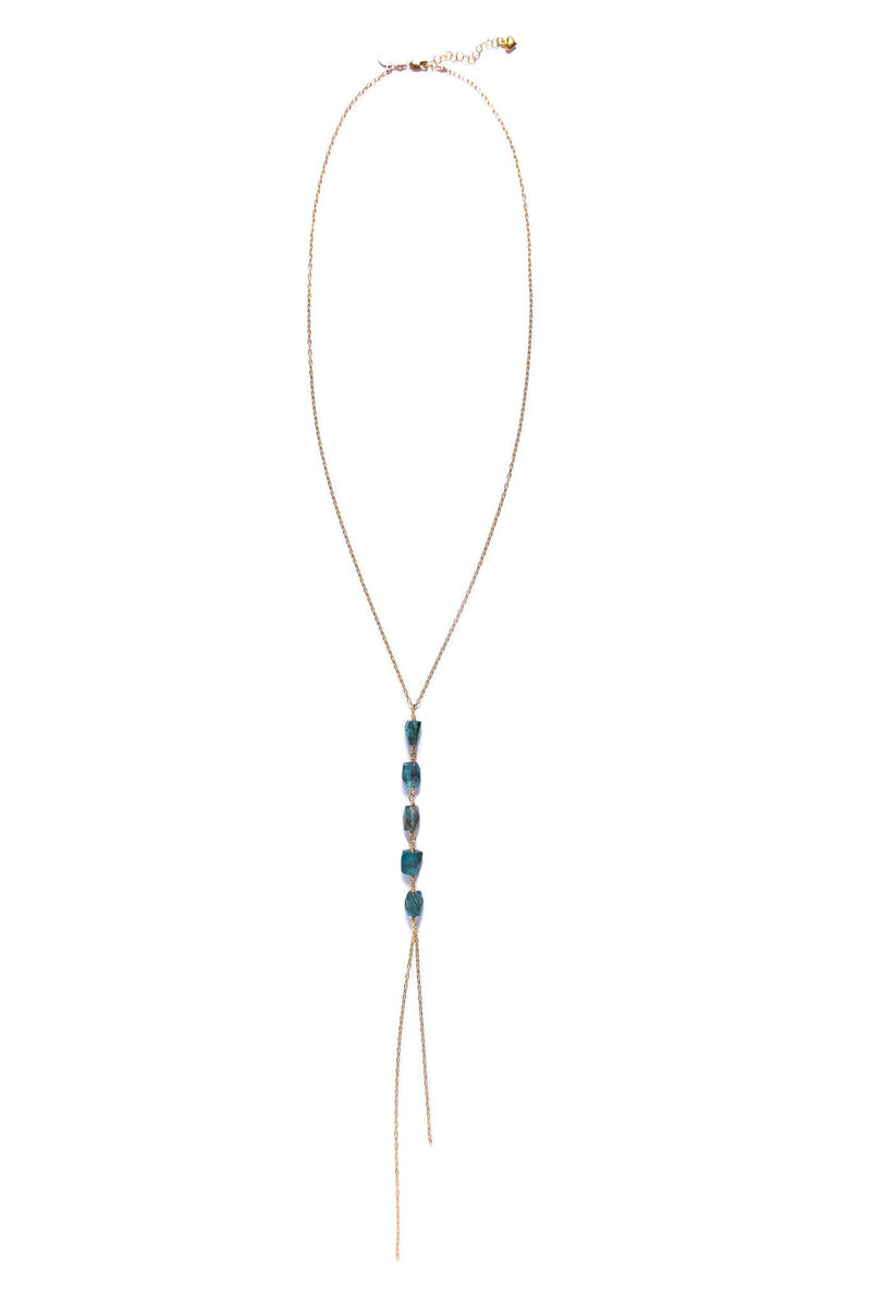 5 Apatite Necklace