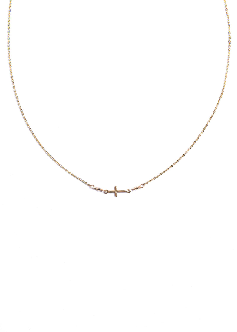 Single Cross Necklace