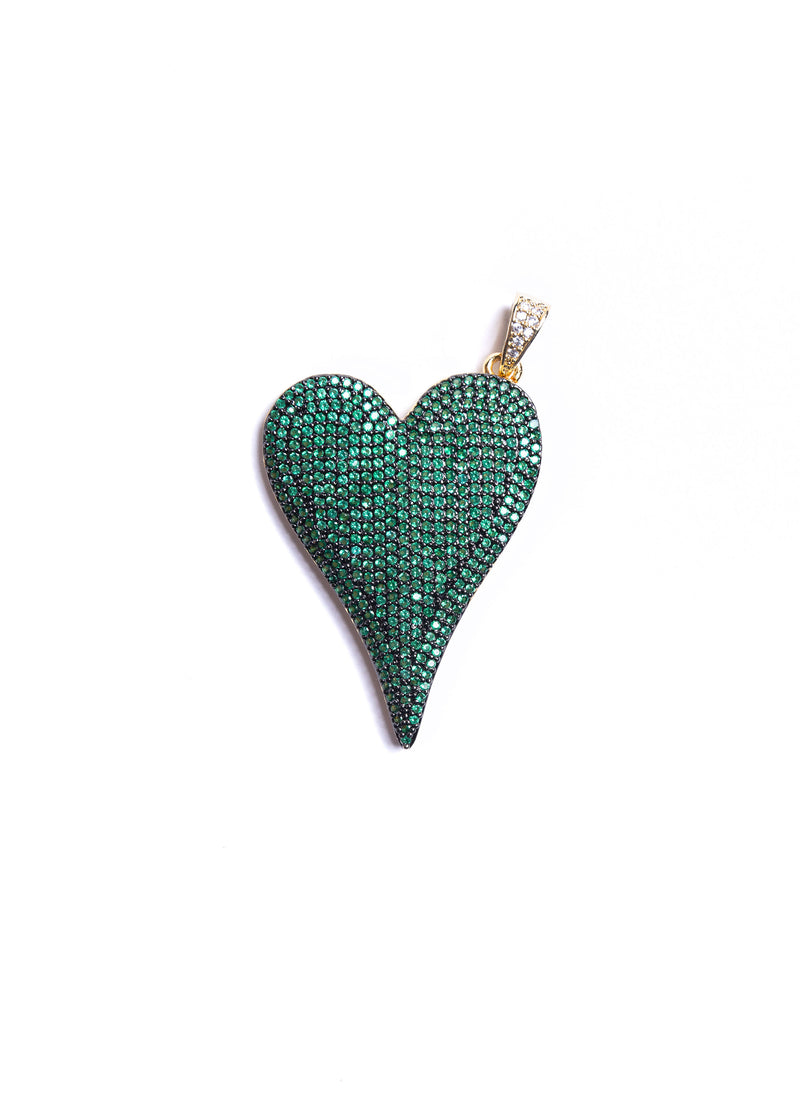 CZ Heart with Lexington Chain Necklace