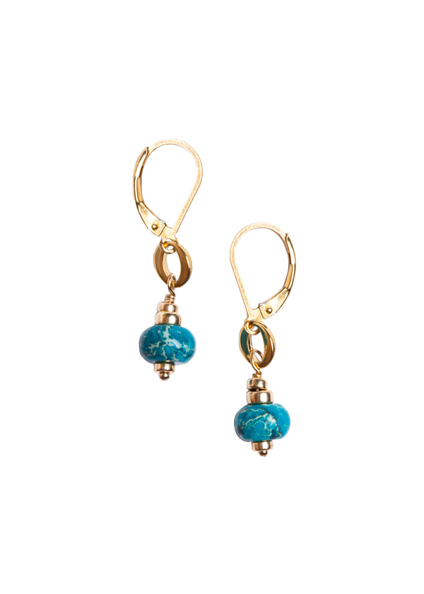 Blue Jasper Earrings