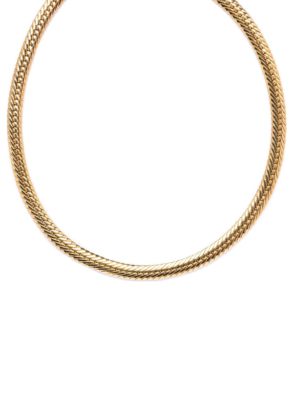 Lydia Herringbone Chain Necklace