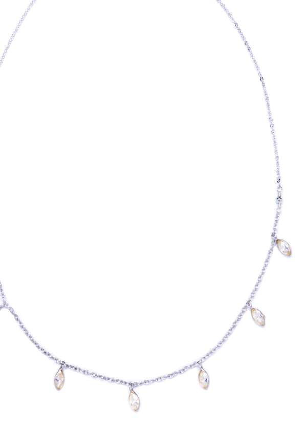 White Topaz Choker