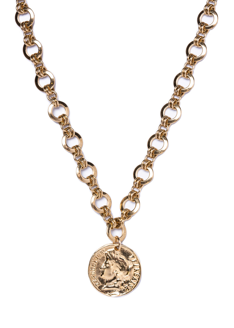 Fransaise Coin Necklace