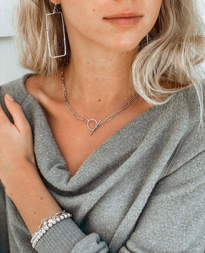 Silver Selene Chain Necklace