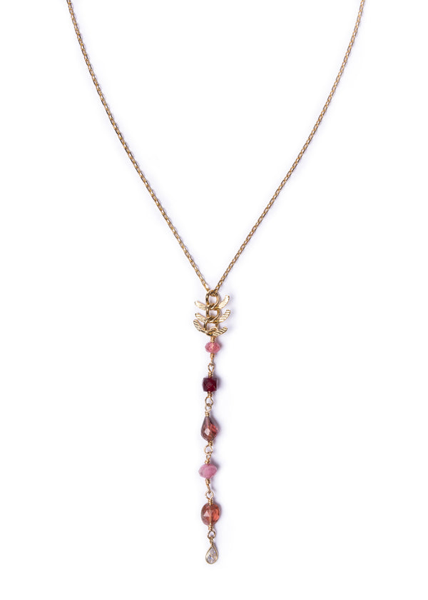 Pink Tourmaline Necklace