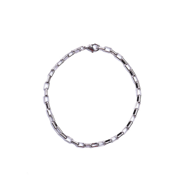 Silver Box Chain Bracelet