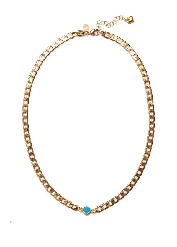 Turquoise with Katherine Chain Necklace