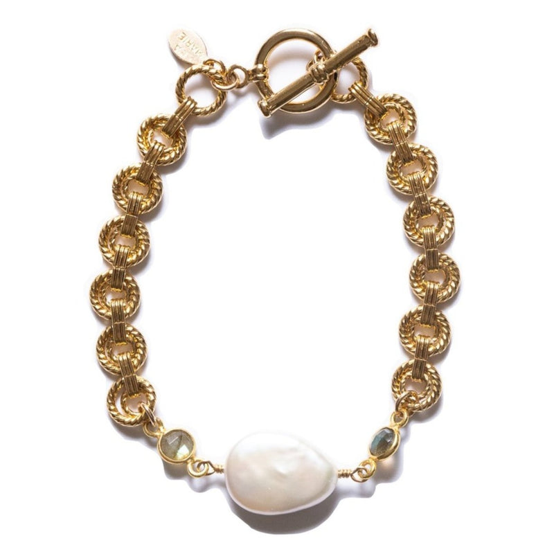 Chain Labradorite Bracelet