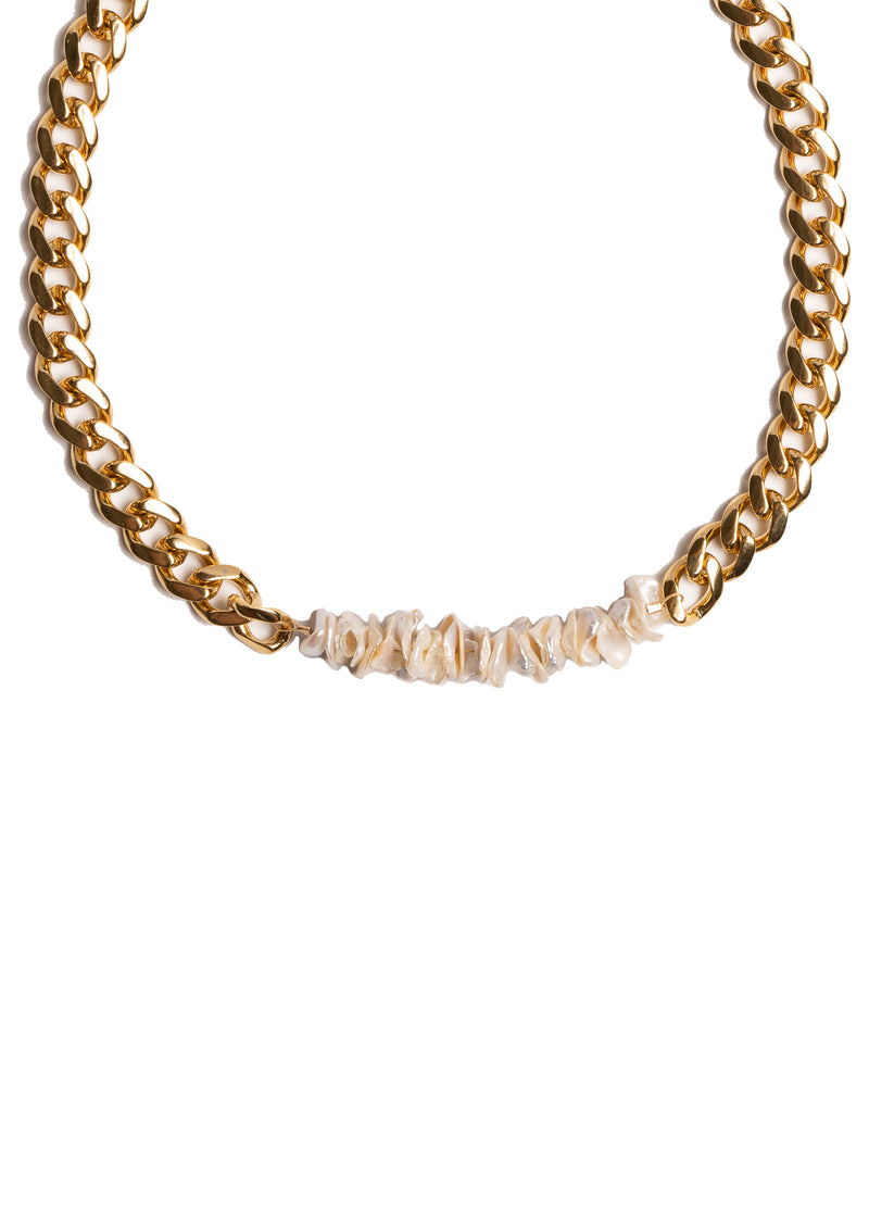 Pearls with Cybil Chain Necklace